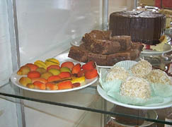 { Sweets at the Vegetarian Restaurant }